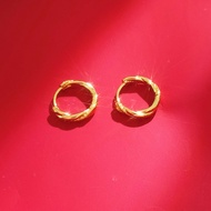 Subang Emas 916 / Anting-anting Emas 916 | Gold 916 Hoop Earring