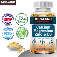 KIRKLAND Suplemen Kalsium Terbaik 120 Kapsul -Vitamin Tulang & Sendi- Formula Lengkap Tulang & Imun 