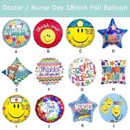 [SG SELLER] [Buy Any 5 @ $7.5] Doctor / Nurse Day Foil Balloon 18inch Thank You Healthcare Surprise 