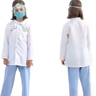 Dentist Costume for Kids – White Lab Coat Outfit for Career Day & Halloween Cosplay