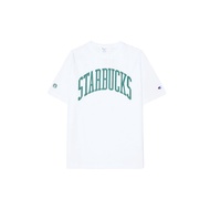 Men Women Same Style Ready Stock Starbucks x Beams Pure Cotton Breathable Short-Sleeved T-Shirt