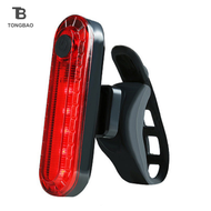 TONGBAO01 ไฟท้ายจักรยานกันน้ำขี่ด้านหน้าไฟท้าย LED USB cycling TAIL Lamp