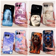 Cool Cover For Google Pixel 9a 8a Casing GXQ96 GTF7P G3Y12 GKV4X G6GPR G8HHN G576 Cartoon Dragon Lio