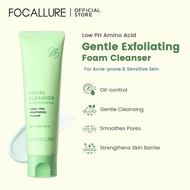 FOCALLURE Gentle Exfoliating Cleanser Low pH Salicylic Facial Cleanser For Oil Acne Skin