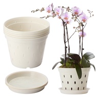 [herebuy] 5 Set Hole Orchid Pot Promote Plant Growth Garden Supplies