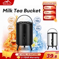 WTHB Milk Tea Bucket Outdoor Hot And Cold Stainless Steel Container For Water Coffee Juice Shop Home