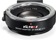 VILTROX EF-EOS M2 Auto Focus Lens Adapter 0.71x Reducer Speed Booster for Canon EF Mount Lens to Can