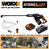 WORX WG630E 20V 4.0Ah Cordless Hydroshot Portable High Pressure Cleaner / Washer with brushless moto