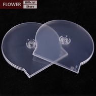 FOF 1/3PCS Transparent Plastic Single Piece Round Disc Case CD Case Thickened CD DVD Disc Box Disc C