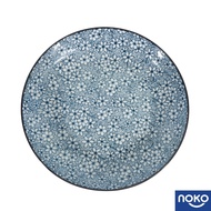 NOKO Japanese Ceramic Plate/ Deep Plate/ Rice Bowl/ Dish Bowl (BlueWhite)