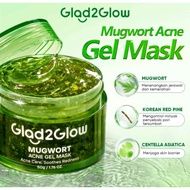 Glad2Glow MUGWORT ACNE GEL MASK