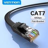 Vention Cat 7 Ethernet Cable Flat Lan Cable High Speed 10 Gbps STP Cat7 RJ45 Network Cable for Modem