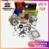 Y15ZR SPEC 72 RACING BLOCK NASTY PORTING HEAD 25/28 COMPLETE SET