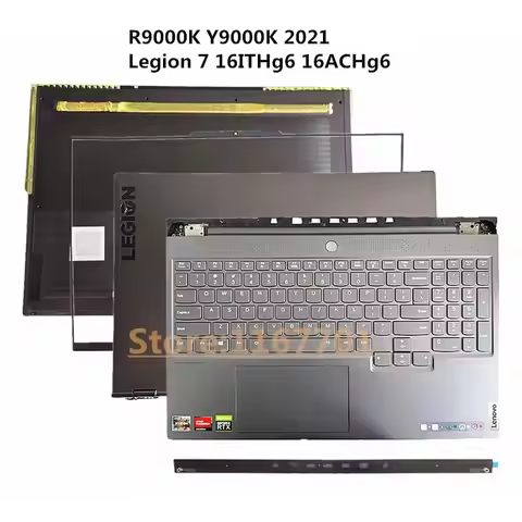 Laptop Top Bezel Bottom Case/Cover/Shell RGB Keyboard LCD Hinges For Lenovo R9000K Y9000K 2021 HY760