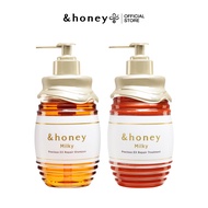 [MILKY 2 STEPS] &HONEY MILKY PRECIOUS EX REPAIR SHAMPOO 500ML + TREATMENT 500G