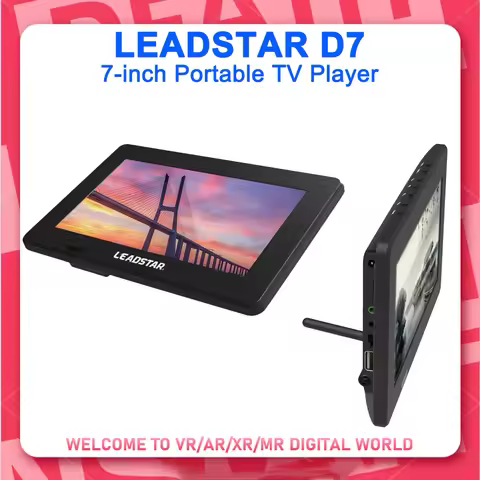 LEADSTAR D7 Portable TV Player LD-D7 Portable Digital TV 7 Inch Mini Car TV DVB-T DVB-T2 ISDB-T ATSC