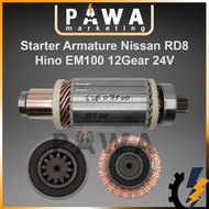 Votec 100% Authentic Starter Armature Parts Hino EM100 Nissan RD8 13Teeth 24V 5SF07500