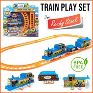 Premium Quality Electric Train Play Set Motorized Engine With Tracks 11pcs