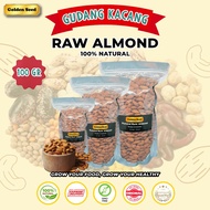 RAW ALMONDS 100 GRAMS RAW ALMONDS 100 GR BLUEDIAMOND RAW ALMONDS PREMIUM RAW ALMONDS/