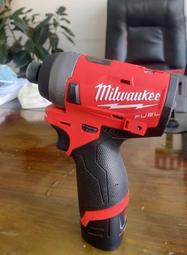 米沃奇中古二手衝擊起子機 米沃奇2553-21C M12 FUEL 12V 鋰電無刷 1/4 英吋 六角衝擊起子機 電鑽