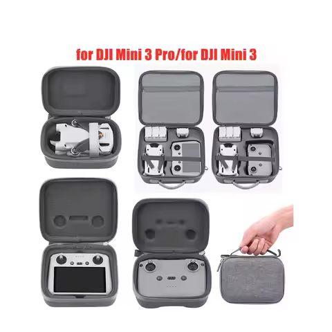 Storage Bag for DJI Mini 3 Pro DJI RC/RC-N1 Remote Controller Body Case Portable Handbag Carrying Bo