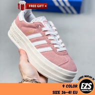 Adidas_ Gazelle Bold Kasut Thick Sole Jalan Wanita Perempuan Women Sneakers Shoes Tapak Tebal