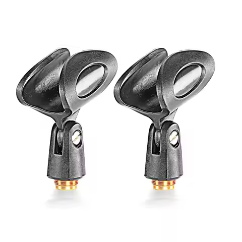 Bolymic Microphone Clip Holder Mic Clamp for Sennheiser e865 e903 e935 e945 e914 2 Pack
