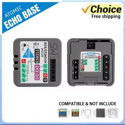 M5Stack Atomic Echo Speech Recognition Base ES8311 Audio Decoding MEMS Microphone module Suitable fo