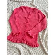 Little Kids Cardigan Ruffle for baby 9/12m and Kids 2/3y 3/4y