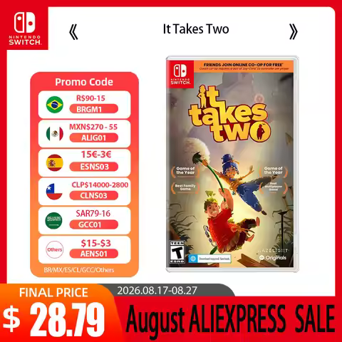 It Takes Two -Nintendo Switch Game Deals Action Game Physical Entity Cassette Fro Nintendo Switch OL