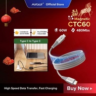 Airbot CTC60 Magnetic Link Charging Cable 60W Type-C to Type-C Wire Data PD Cable Ultra Fast Chargin