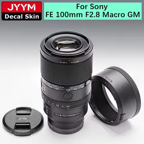 Customized Sticker For Sony FE 100mm F2.8 Macro GM Camera Decal Skin Vinyl Wrap Protective Film Coat