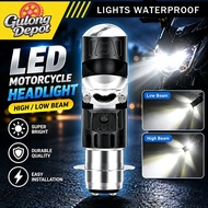 1PC P15D T19 H6 H4 Motorcycle Lights High Low Beam 6000K White 12V-24V LED Headlight Bulb