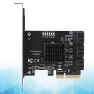 newlanrode Tbest Asmedia Asm1166 N100 Motherboard Pcie 6 Port Sata Expansion Card Internal Component