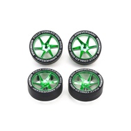 ((Pandainn) Tamiya 95666 Limited Edition Electroplating Green Frame+Super Hard Black Tire 30th Anniv
