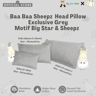 Baabaasheepz Head Pillow Exclusive Grey