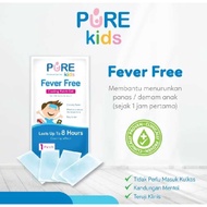 PURE KIDS FEVER FREE BABY FEVER MEDICINE/ FEVER COMPRESS/ Box 4 Sheets