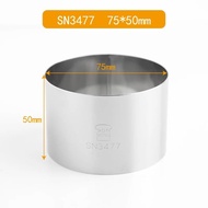 Mold Baking Tools Stainless Steel round Bread Cheese Mousse Tart Cookie Cutter Kitchen Cooking Utens