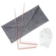 99.9% Pure Copper Dowsing Rods Kit- 2PCS 11.8 * 5.12 Inch Divining Rods+Gift Bag+Gloves for Water Di