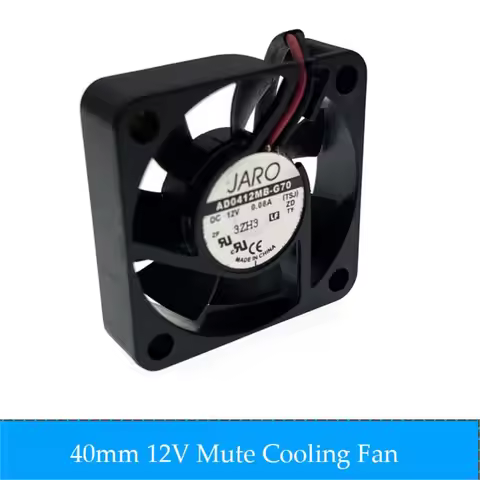New 40mm Fan FOR ADDA AD0412MB-G70 4cm 40*40*10mm 4010 1.5" X 7/16" 0.08A 12V DC 2pin