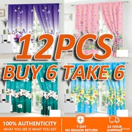 12PCS Window Curtain For Window Curtain 85x190cm New Design Kurtina For Window or Door Curtain