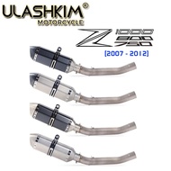 Exhaust SLIP ON FOR KAWASAKI Z750 Z800 Z1000 Z 800 1000 750 MOTORCYCLE EXHAUST MUFFLER MID MIDDLE PI