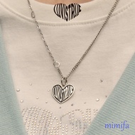 LUVISTRUE Taeyeon PICK PO HEART NECKLACE