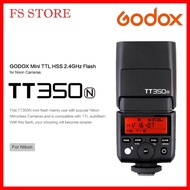 GODOX Mini TT350 N TTL HSS max 1/8000s 2.4G Wireless X System Flash for Nikon D800 D700 D7100 D5200 D5100 D5000 D300 D300D D3200 D3100 D3000 D200 D70S D810 D610 D90 D750 Cameras