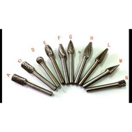 1pcs 6x6mm Tungsten Carbide Burr 6mm Double Cut Rotary Porting Tool Mata Porting Mata Korek