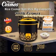 Comos Rice Cooker CRJ-5508 BC 2,5 Liter Magic Com Cosmos 2,5 Liter Batik