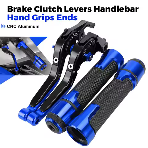 Motorcycle Handlebar Hand Grips Handle Bar End Cover Brake Clutch Accessories Parts For YAMAHA RD250