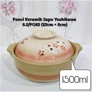 Rapa sapo Ceramic Pot 8.5 PO85 (25cm 8cm)
