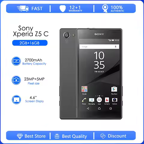 Sony Xperia Z5 Compact E5823 Refurbished-Original Unlocked cellphone 2GB RAM 32GB ROM Android Quad-C