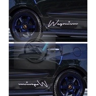(Ready Stock ) S426# 2pc Wagonism Signature Door Side Vinyl Sticker